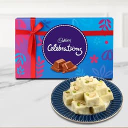 Malai Burfi from G Pulla Reddy with Cadbury Celebration 1