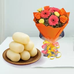 Palakova from Almond House with Seasonal Flower Bouquet 1