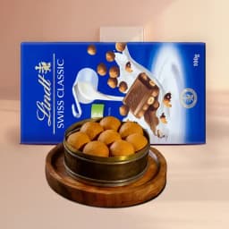 Classic Bellam Sunni Laddu from Almond House with Lindt Chocolate 1