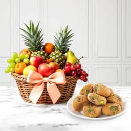 Sweet Mathura Delights with Fresh Orchard Fruits 1