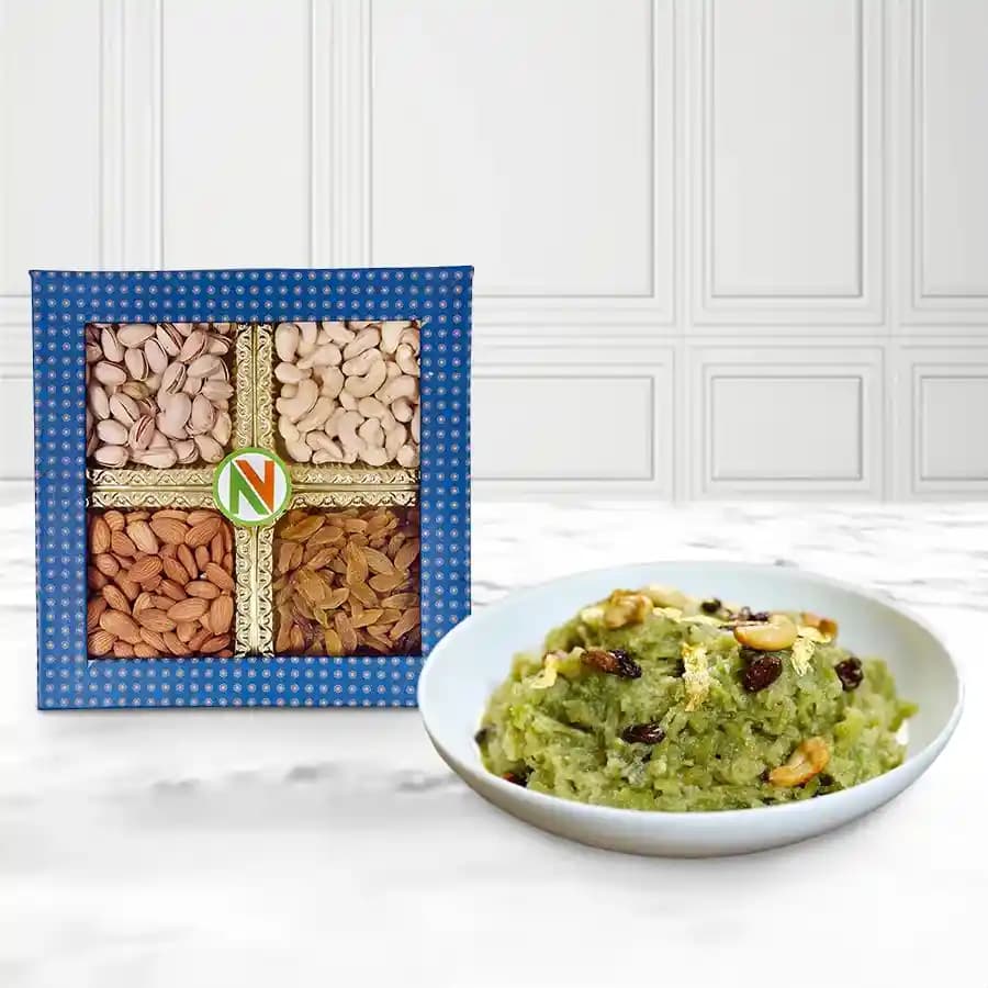 Exquisite Bottle Gourd Halwa with Premium Nut Medley