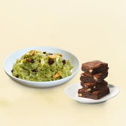 Decadent Dudhi Delight with Rich Brownies 1