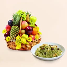 Sublime Dudhi Halwa with Exquisite Fruit Medley 1