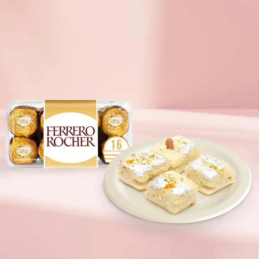 Brijwasi's Creamy Delight with Ferrero Rocher Indulgence