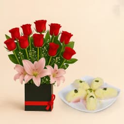 Indulgent Malai Chum Chum with Floral Elegance 1