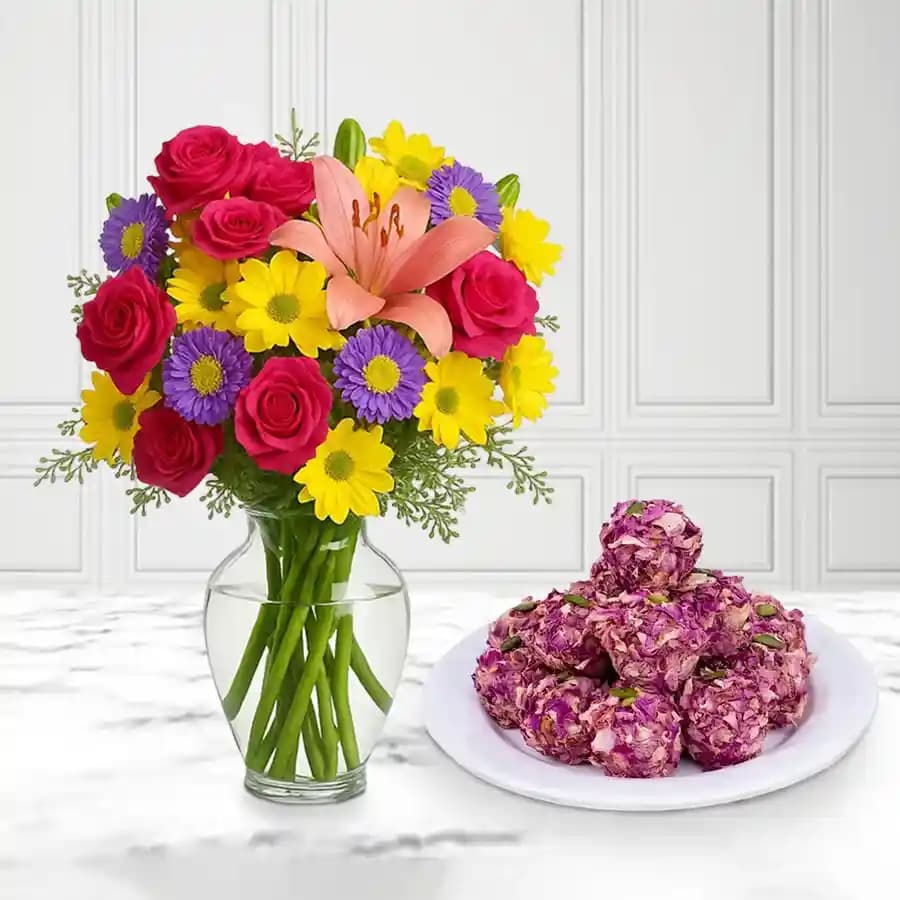 Elegant Almond Delight with Floral Charm