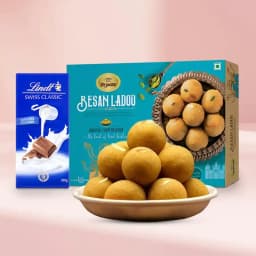 Heavenly Besan Laddu & Luxurious Chocolate Duo 1