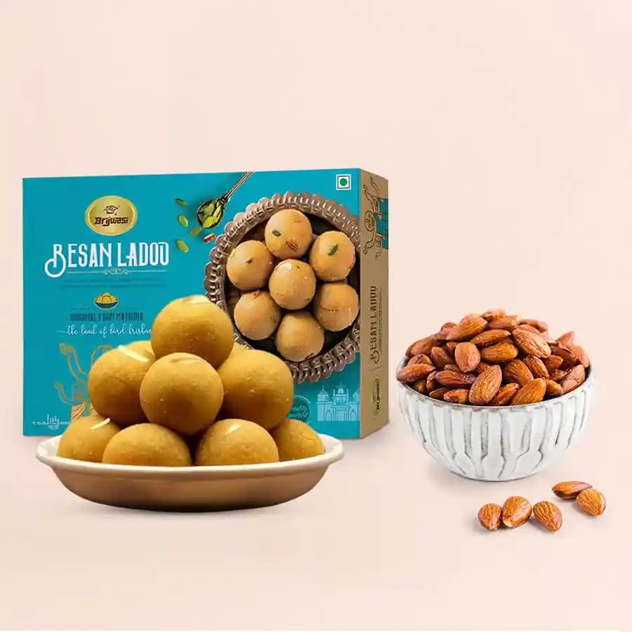 Almond Infused Besan Morsels