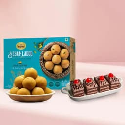 Golden Delight with Chocolate Indulgence 1