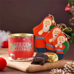 Scrumptious Brownie N Santa Ball Surprise 1
