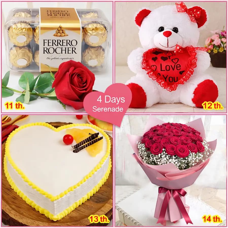 Ravishing 4 Days Serenade Gift Hamper