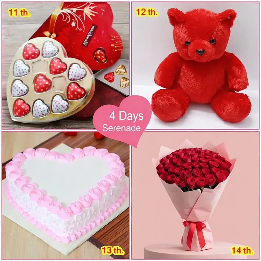 Arresting 4 Days Serenade Love Gift Combo