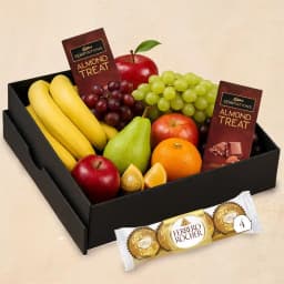 Yummy Box of Chocolates N Fresh Fruits 1