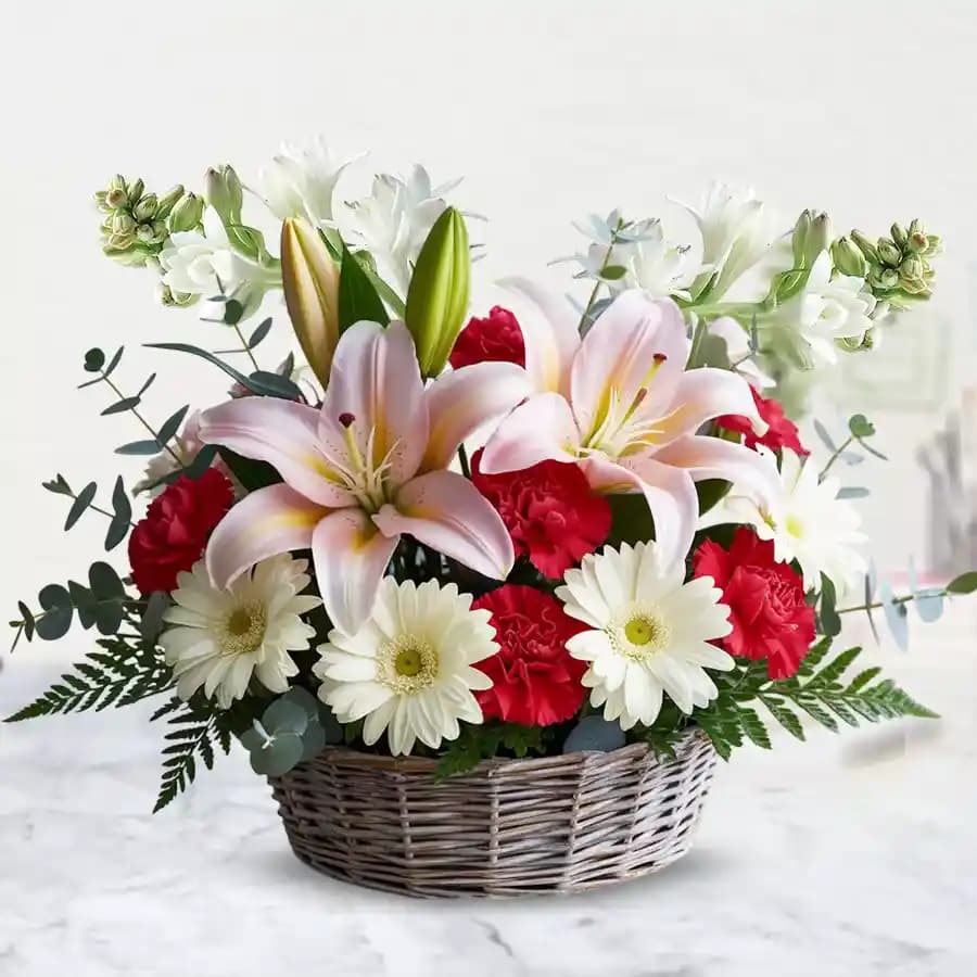 Lovely Basket of Floral Whisper
