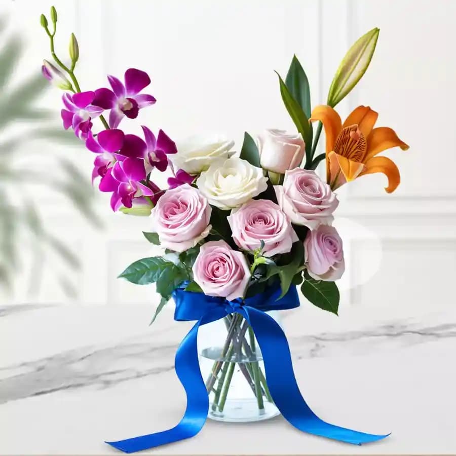 Charming Pastel Floral Delight