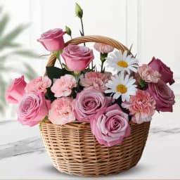 Lovely Pink Floral Delight 1