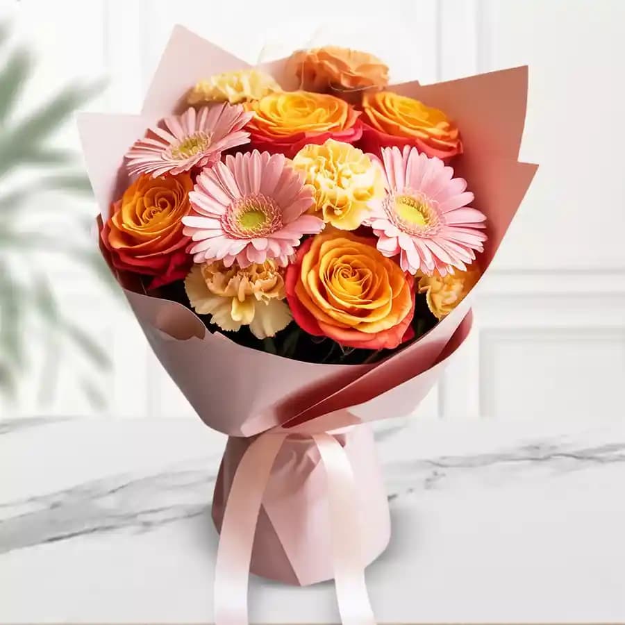 Colorful Bliss Floral Ensemble