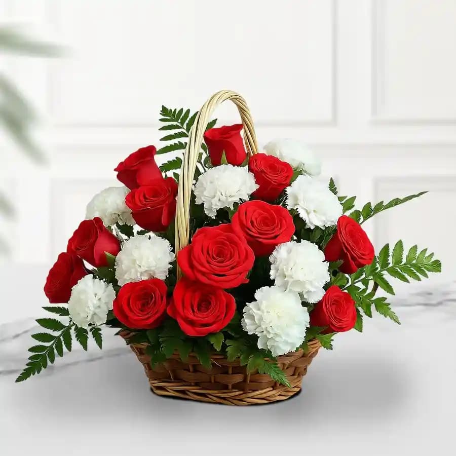 Radiant Love Floral Basket