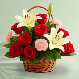 Enchanted Blooms Gift Basket 1