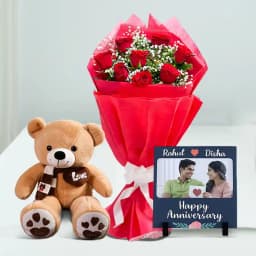 Timeless Love: Roses, Teddy, and Cherished Memories 1