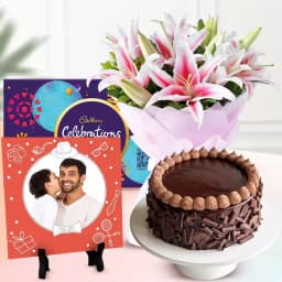 Elegant Lilies with Custom Memory Tile 1