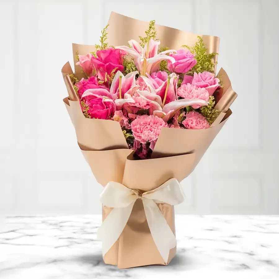 Mixed Seasonal Flowers Bouquet