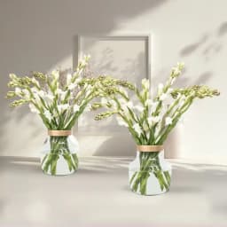 Circle of Life Tuberoses in Separate Vase 1