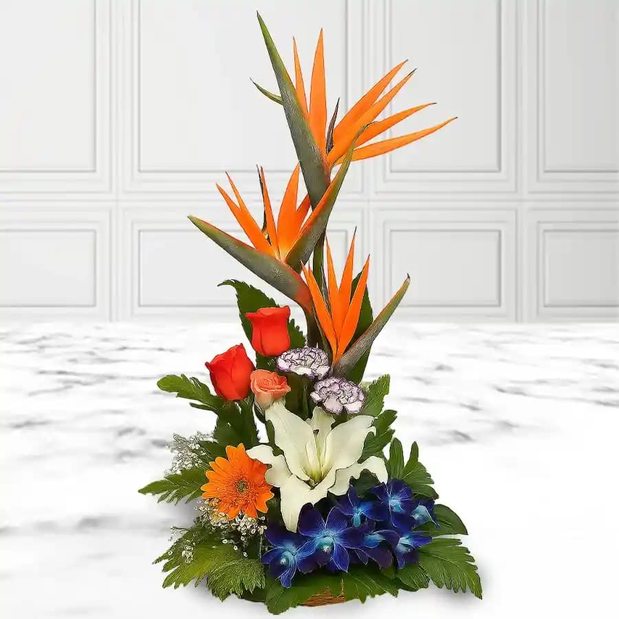 Exotic Assorted Flowers Arrangement
