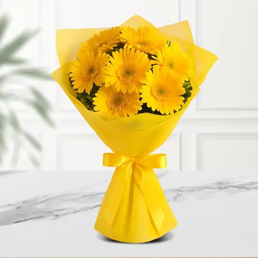 Radiant Gerbera Bouquet