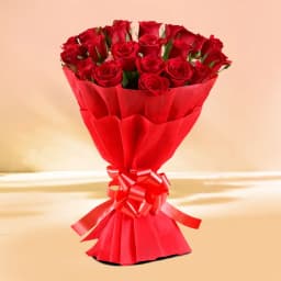 Stunning Bouquet of 20 Red Roses 1