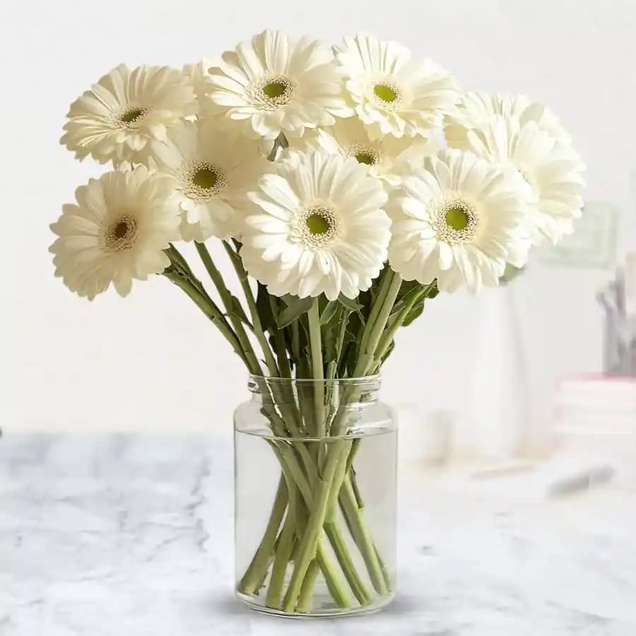 Blooming Gerberas Vase Arrangement