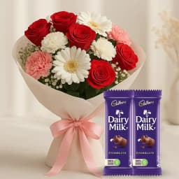 Rhapsodic Blossom Olio with 2 Dairy Milk Chocolate 1