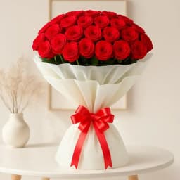 Lovely Premium Bouquet of Dutch Roses 1