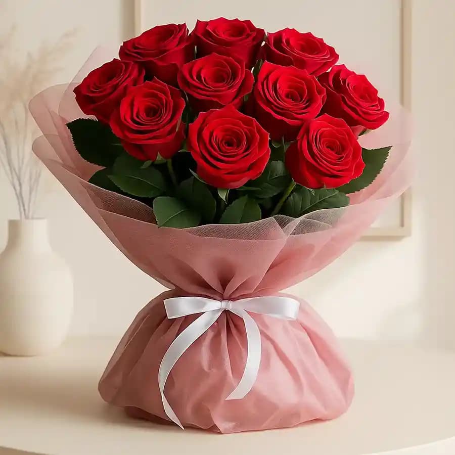 Marvelous Red Roses Bouquet