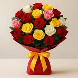 Attractive Mixed Roses Bouquet 1