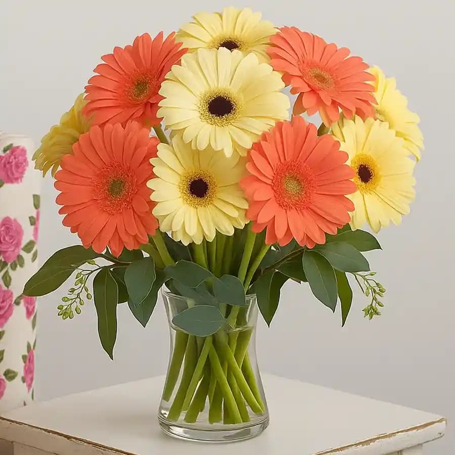 Enigmatic Freshness Gerbera Assemblage