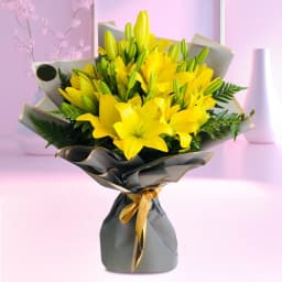 Sunny Splendor: Anniversary Lilies 1