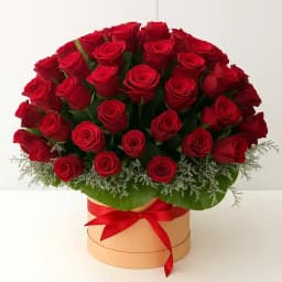 Charming Dutch Roses in an Elegant Bucket 1