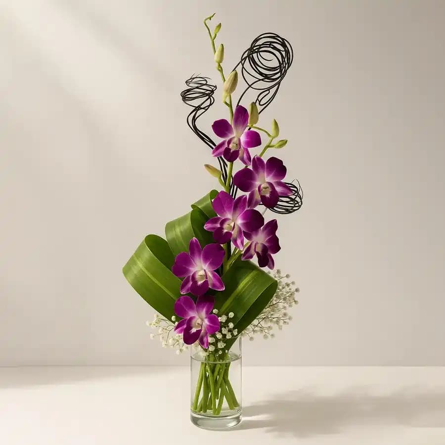 Orchid Dreamscape in Crystal