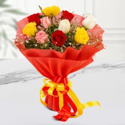 Fascinating Mixed Roses Bouquet 1