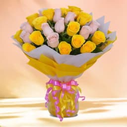 Classy 25th Wedding Anniversary Celebration Floral Gift 1