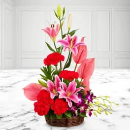 Designer Arrangement of 30 Exotic Flowers 1