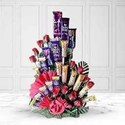 Lovers Choice Cadbury n Roses Bouquet 1