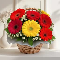 Pretty Arrangement of Assorted Gerberas 1