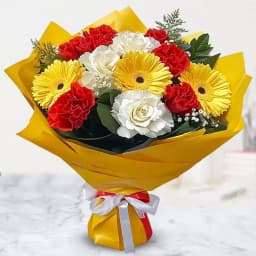 Exquisite Mixed Flowers Bouquet 1