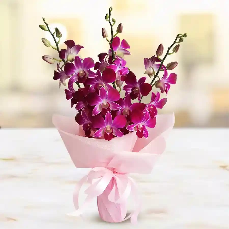 Majestic Bouquet of Orchids