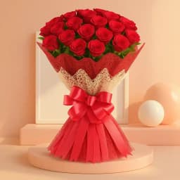 Stunning Red Roses Bouquet 1
