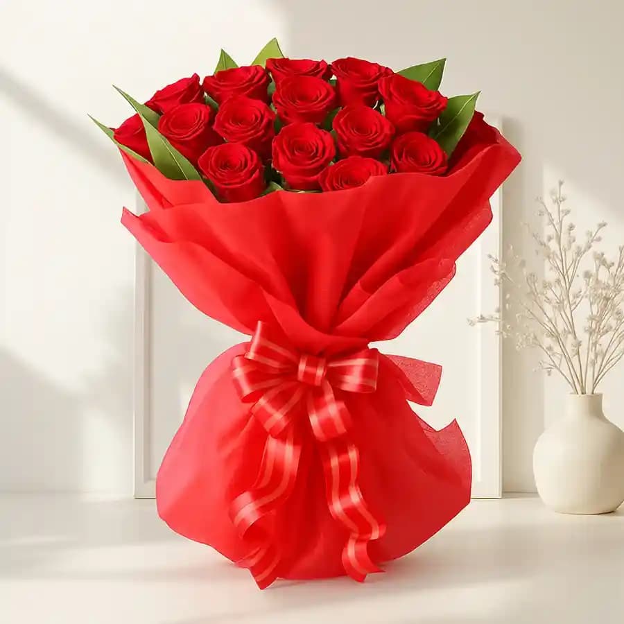 Beautiful Red Roses Bouquet