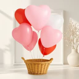 Balloon Heart Bouquet 1