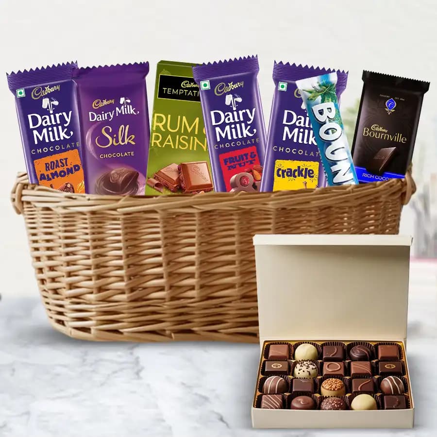 Delicious Chocolate Gift Basket